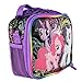 My Little Pony BLACK Insulated Lunch Bag with Side Pocket and Long Shoulder Carrying Strap