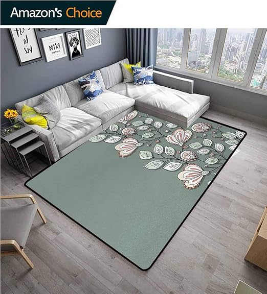 Amazon Com Bohem Southwest Area Rug For Living Room Floral Theme