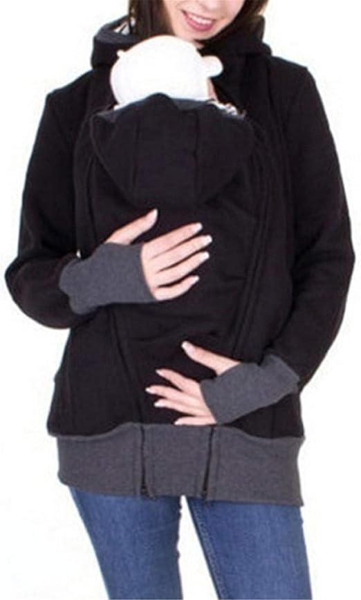 maternity hoodie with baby pouch