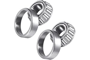 XMHF 2 Pack 30202 Wheel Bearings 35x15x12mm, Rotary Quiet High Speed and Durable, Tapered Roller Bearings Cone and Cup Set