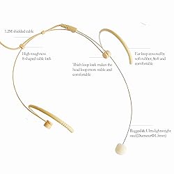 Sujeetec Headset Microphone Discreet Headworn Ear