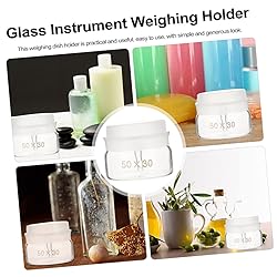 FUOYLOO 3pcs Weighing Bottle Small Glass Bottles