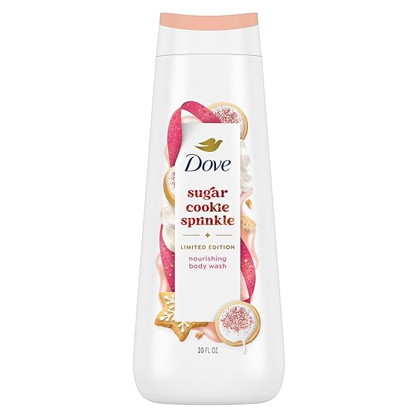 DOVE LIMITED EDITION HOLIDAY TREATS BODY WASH SUGAR COOKIE SPRINKLE FOR DEEP NOURISHMENT 20 OZ