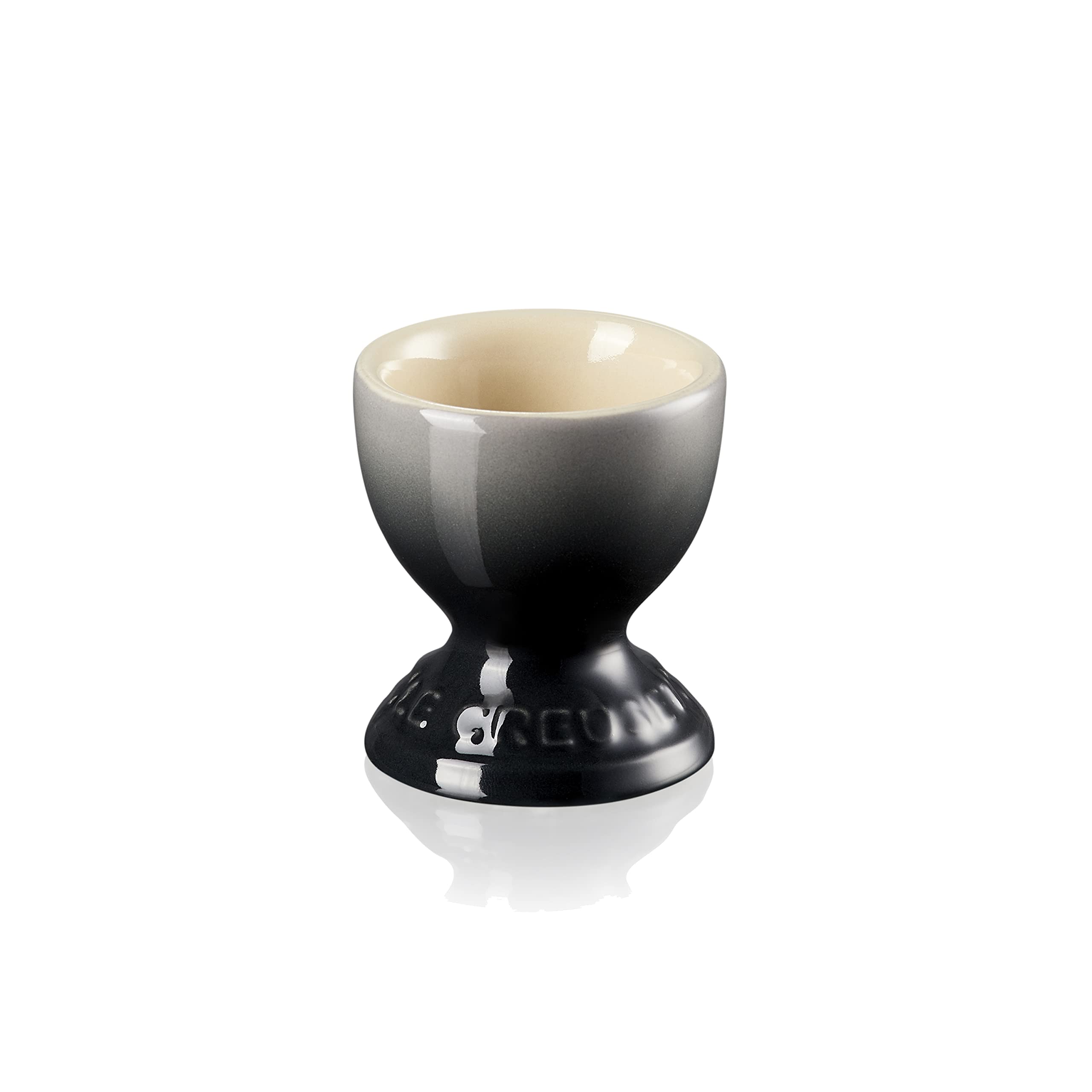 Le Creuset Stoneware Footed Egg Cup, 9 g, 5.3 x 5.3 x 5.9 cm, Flint, 79064000900000