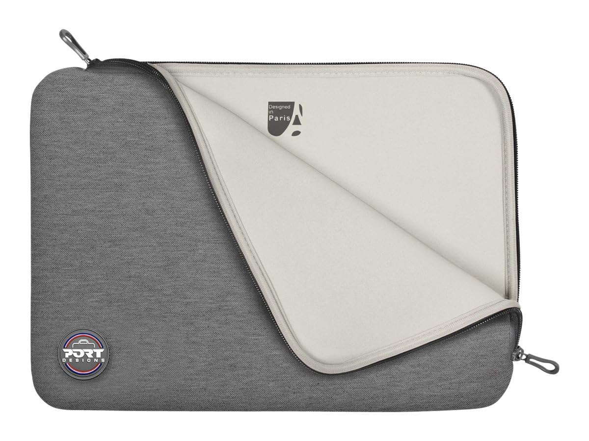 Port Designs Soft Inner Laptop Case for Torino II Protection 15.6 Inches Grey