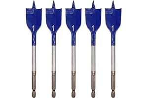 Tovyvw Pack of 5#DSB1013B 1 in. x 6 in. Daredevil Spade Bit Replacement Part New For Bosch