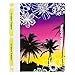 Mead Trapper Keeper Composition Books with Snapper Trapper, Notebooks, Wide Ruled, Fun in the Sun, 3 Pack (73451)