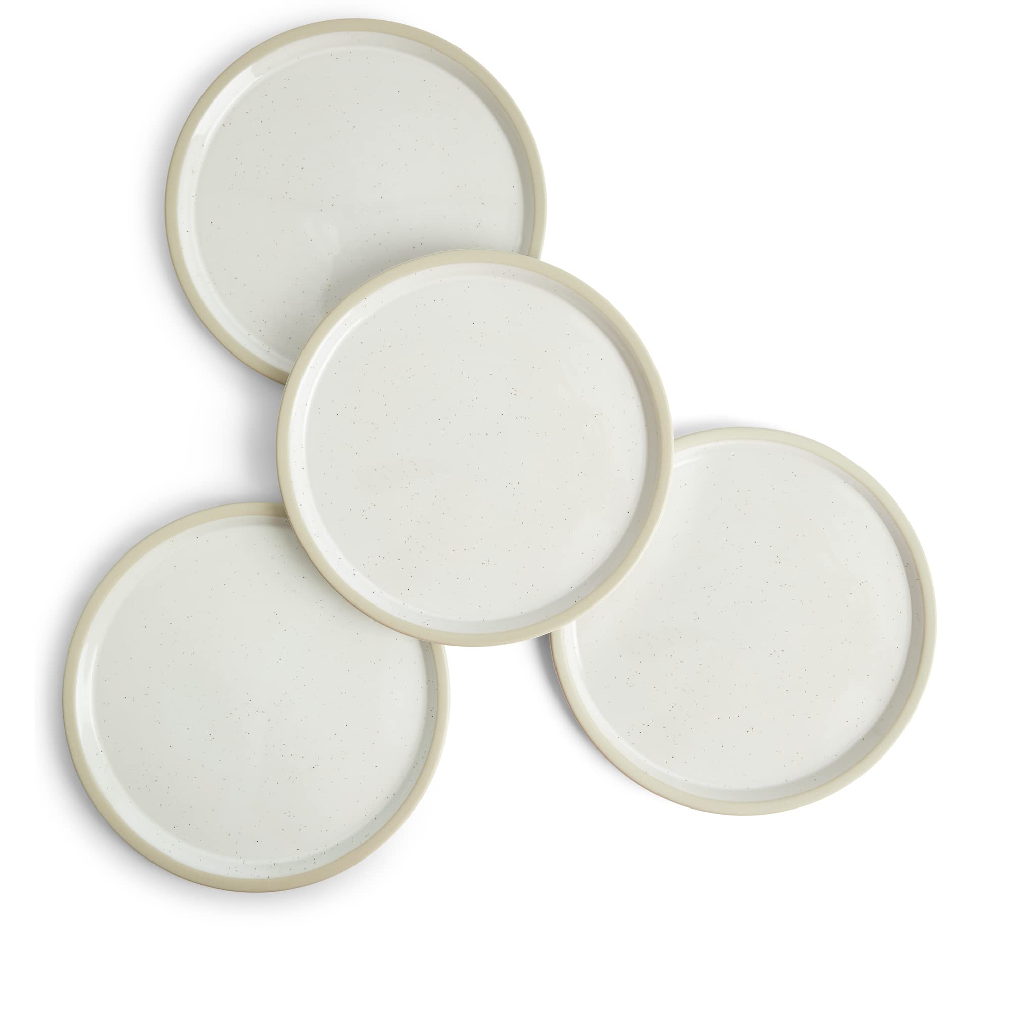Royal Doulton Urban Dining Plate/Lid 25.5cm/10in White Set of 4