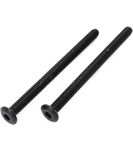 Uxcell M5 X 60mm 12.9 Alloy Steel Hex Socket Head Cap Screws Bolts Black 10pcs