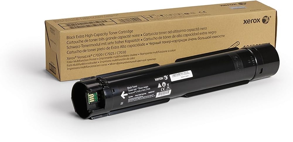 Xerox 106R03737 Black Extra High Capacity Toner C7020 C7025 C7030 23600 Pages