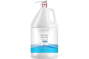 PUROLEO Hand Wash – Unscented, Gentle Hand Cleanser - 128 Fl Oz/3784 ML (Made in Canada) Effective Cleaning Formula