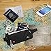 Pacasso RFID Blocking Money Belt- Hidden Travel belt- Passport/Card Belt- Ideal for Women or Men-Black