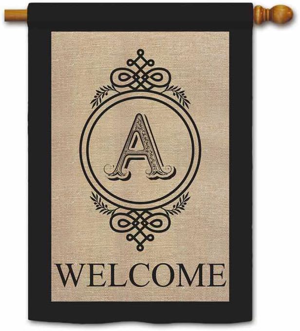 Best Monagram Garden Flag