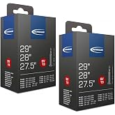Schwalbe SV19 Inner Tubes - 27.5 (650b) / 29er x 1.5-2.35", Presta Valve (2 Pack)