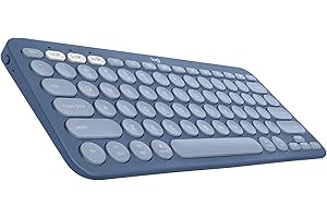 Logitech K380 Multi-Device Bluetooth Keyboard for Mac, Blueberry