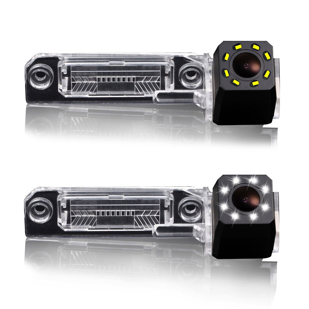 Rear-view License Plate Car Rear Backup Camera replacement for Caddy B5 3B Limuzyna B6 3C Kombi variant Touran transporter T5 Touareg Caravell Multivan Sagitar Golf Plus IV 4 hatchback
