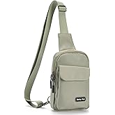 Seoky Rop Small Crossbody Bags for Women Men Nylon Water Resistant Sling Bag for Running Workout Travel