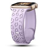 CreateGreat Leopard Engraved Bands Compatible with