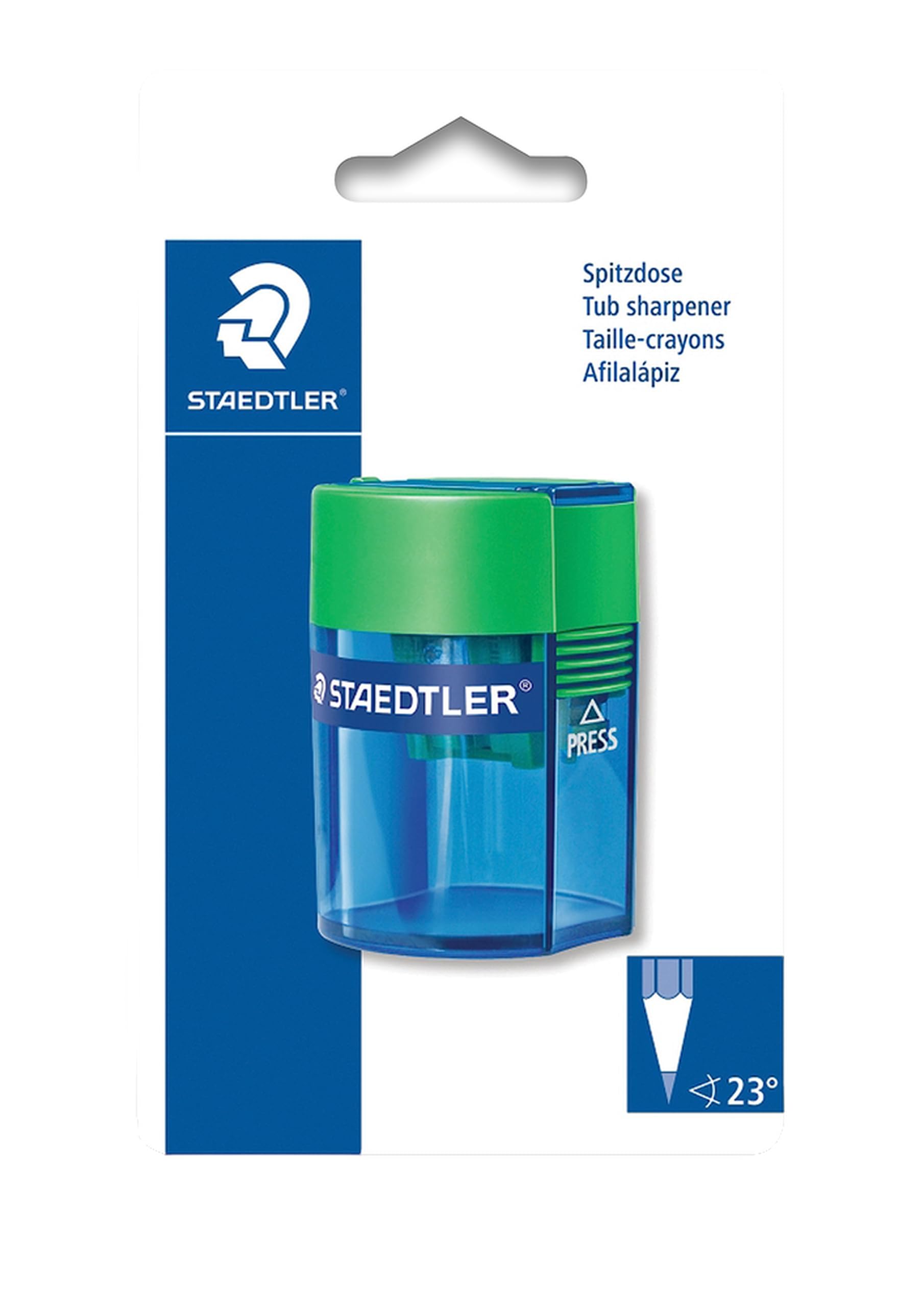 Staedtler 511 006 BK 511 006 Tub Pencil Sharpener On Blister Card