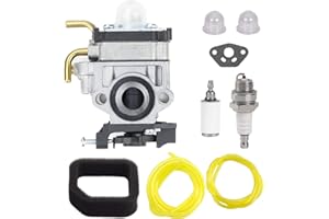 Carburionix 308054129 RY38BP Carburetor Tune Up Kit Replaces for Ryobi RY38BP 38cc Backpack Blower Carb Parts with Air Filter Fuel Line Filter Gaskets Kit