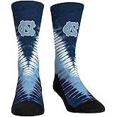 Rock 'Em NCAA UNC North Carolina Tar Heels - V Shape Tie Dye Socks