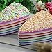 AOLIGE Squishies Slow Rising Jumbo Kawaii Cute Colored Unicorn Creamy Scent for Kids Party Toys Stress Reliever Toy (Triangle Cake)