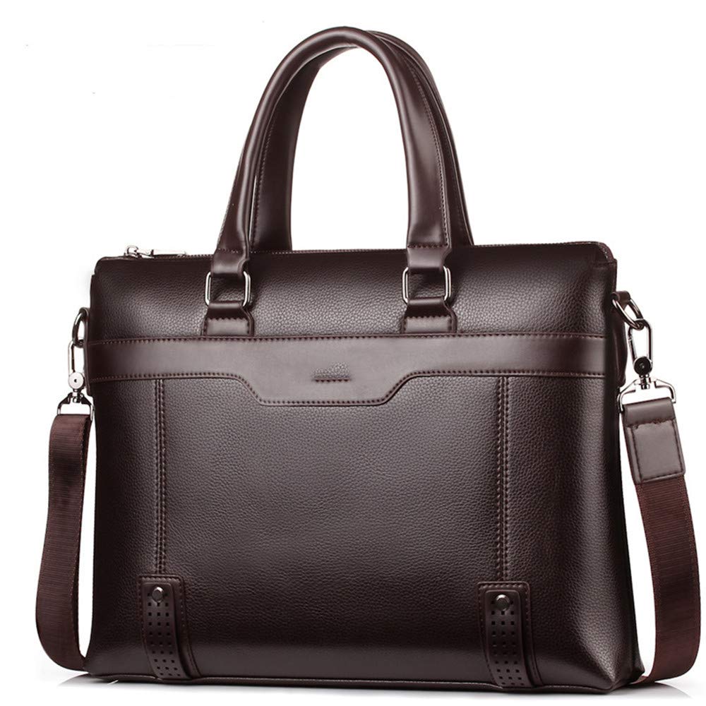 爆売り Ybriefbag ブラウン 大学用 学校 仕事 ビジネス 旅行