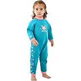 Baby Wetsuit, Neoprene Warm Swimsuit with Thermal Lining
