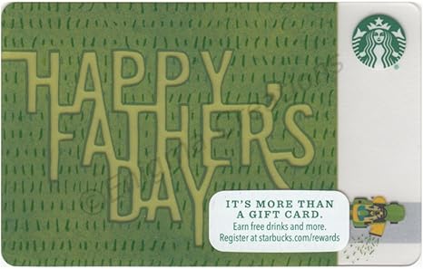 starbucks father's day gift card