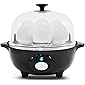 Elite Cuisine EGC-007B Easy Electric Egg Poacher, Omelet & Soft, Medium, Hard-Boiled Egg Cooker with Auto-Shut off and…