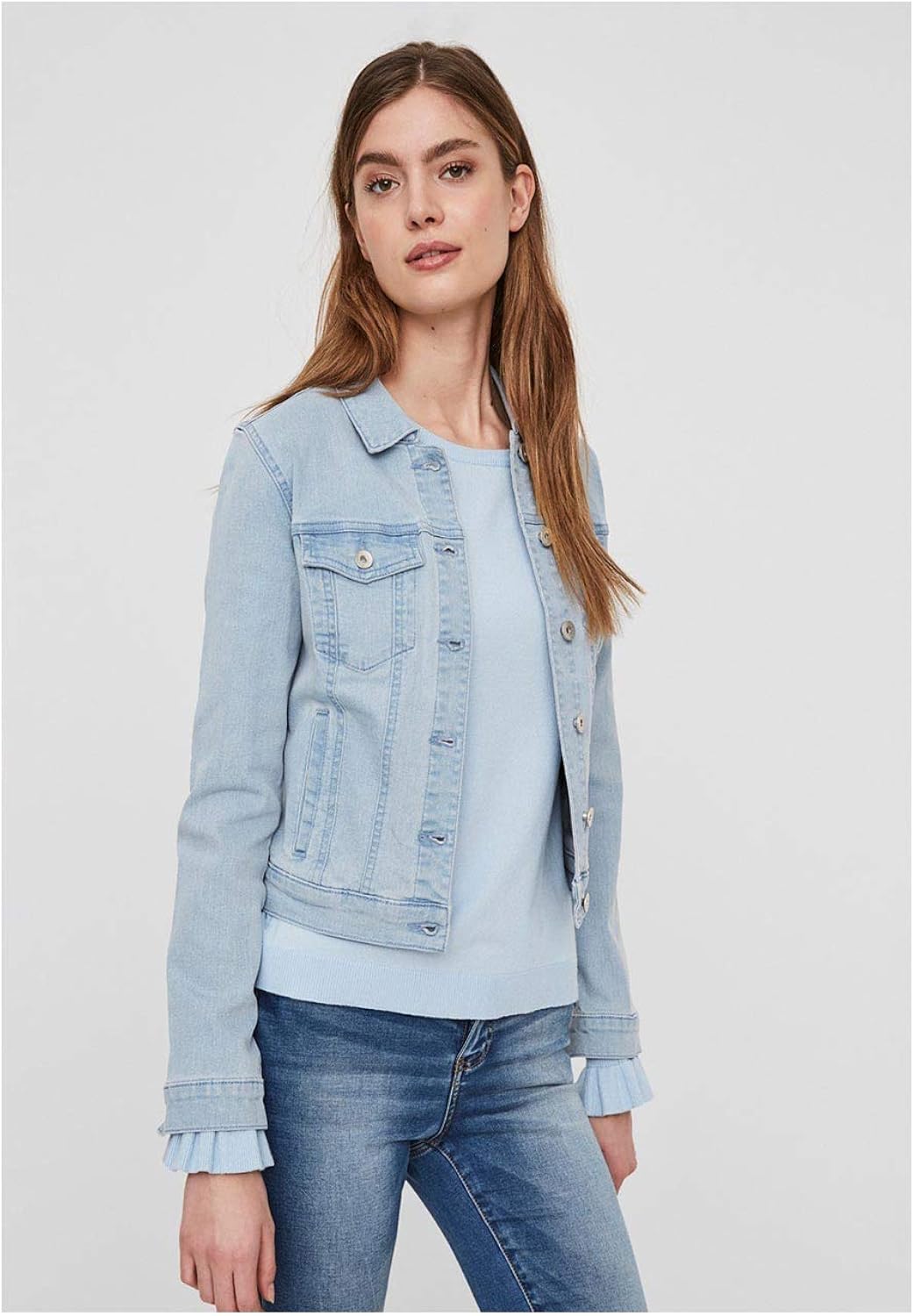 vmhot soya ls denim jacket mix noos