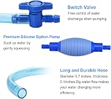 Songway Aquarium Gravel Cleaner 8.2ft Siphon Pump Water Change Kit view 3