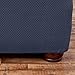 Home Fashion Designs Form Fit, Slip Resistant, Stylish Furniture Shield/Protector Featuring Lightweight Fabric. Savannah Collection Basic Strapless Slipcover Brand. (Chair, Grey)