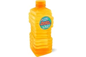 PlayRoute Bubble Solution | Bubbles Refill Solution 68 Oz. | Ready to Use Solution for Bubble Machines, Wands, Guns, & Other Bubble Blower Toys for Toddlers & Kids | Easy Grip Bulk Bottle