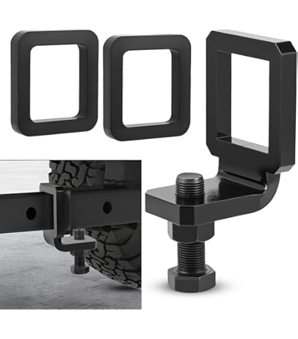Trimax THC200 Universal Anti-Rattle Clamp For 2-Inch Hitches - Stop Trailer Noise & Vibration