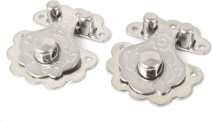 Caja de madera de estilo antiguo de la caja de cerrojo pestillo de