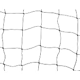 Bird B Gone Bird Net 2000, 2" Mesh, 25'x25' Black Heavy-Duty Netting | UV-Stabilized, Knotted Polyethylene, Pro-Pest Exclusion for Pigeons, Seagulls, and Larger Bird Species, 40 lb Break Strength