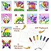 Skoolzy Toddler Educational Toys - Peg Puzzles Toddler Toys for Kids Ages 1yr - 4yr. Stacking Pegboard Creative Art for 1, 2, 3, 4 Year Old Boys or Girls | 45pc Peg Board, Pens Cards