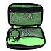 BAIGIO Double Layer Universal Electronics Accessories Organizer Waterproof Portable Cable Organizer Bag Travel Gear Carry Bag for Cables, Black