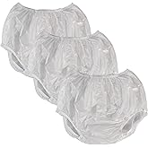 Adult Vinyl Waterproof Pull-On-Cover Incontinence Pants (This is not a Diaper) Extra Oversized Waterproof Underwear Protection to GO ON TOP of/Together with Diapers & Briefs as a Added Leak Resistance