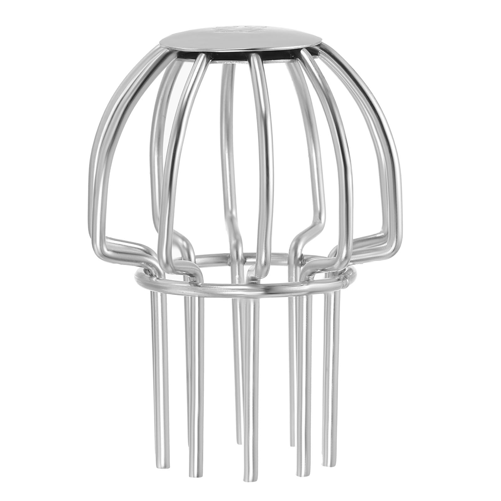 PATIKIL Gutter Guard, 304 Stainless Steel Down Pipe Filter, Anti-Blocking Line Cap Drain Cover Downspout Protector for Blockage Leaves Debris, 2 Inch