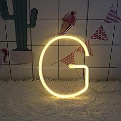 LED Neon Letter Lighting up Words Neon Alphabet