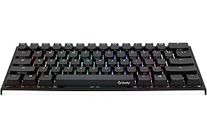 Ducky One 2 Mini 60% Gaming Keyboard - Cherry MX Brown Switches - New Petite Bezel Design - RGB - Detachable USB Type C Cable - PBT Double Shot Keycaps - 3 Level Angle Adjustment