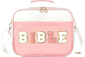 Bible Case | Large Fashion Storage Organizer,Flower Bible Covers Storage Bag,for Women Teen Girls Stationery Supplies Work