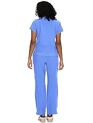 floralhue Scrubs for Women, V-Neck Scrubs Top