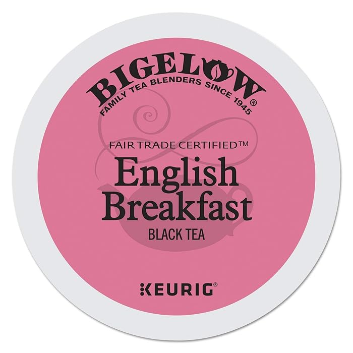 Bigelow 6080 English Breakfast Tea K-Cups Pack, 24/box