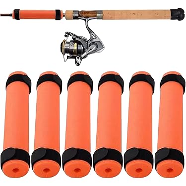 6PCS EPE Foam Fishing Rod Floats - High Buoyancy Kayak Fishing R 370336