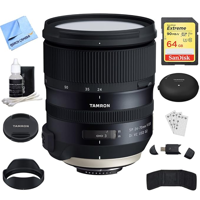 Tamron SP 2470mm f/2.8 Di VC USD G2 Lens for Canon (AFA032C700