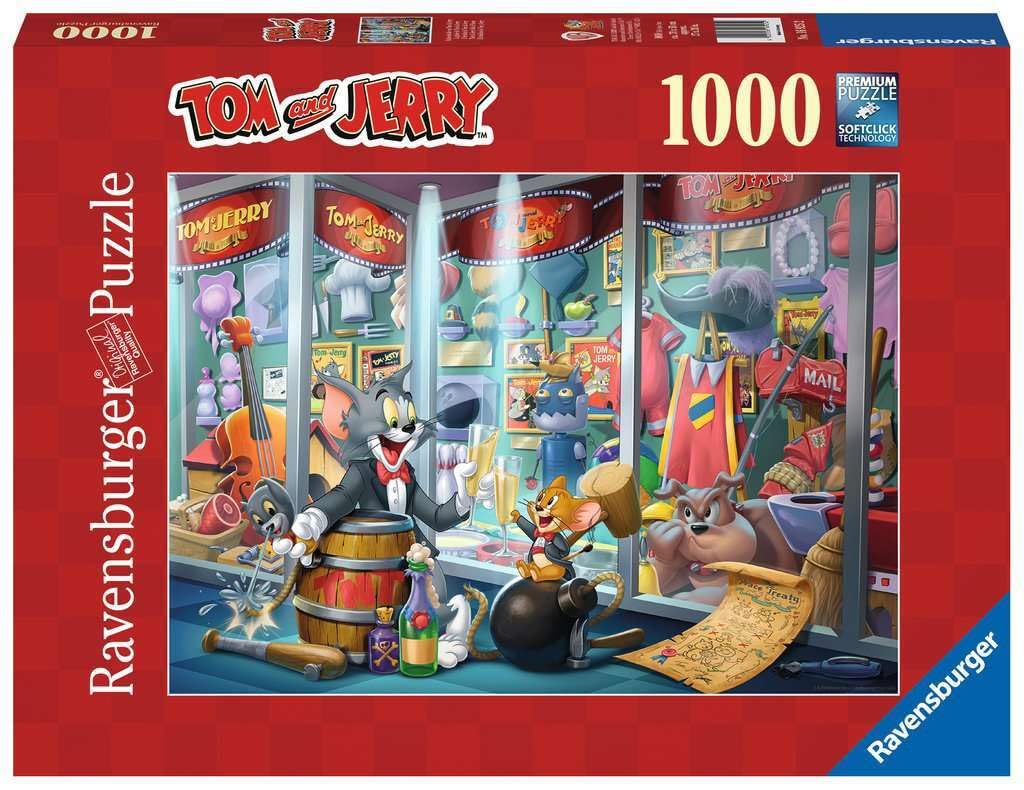 Ravensburger Tom & Jerry Hall of Fame 16925, 1000-Piece Tom & Jerry Puzzle for Adults and Children from 14 Years