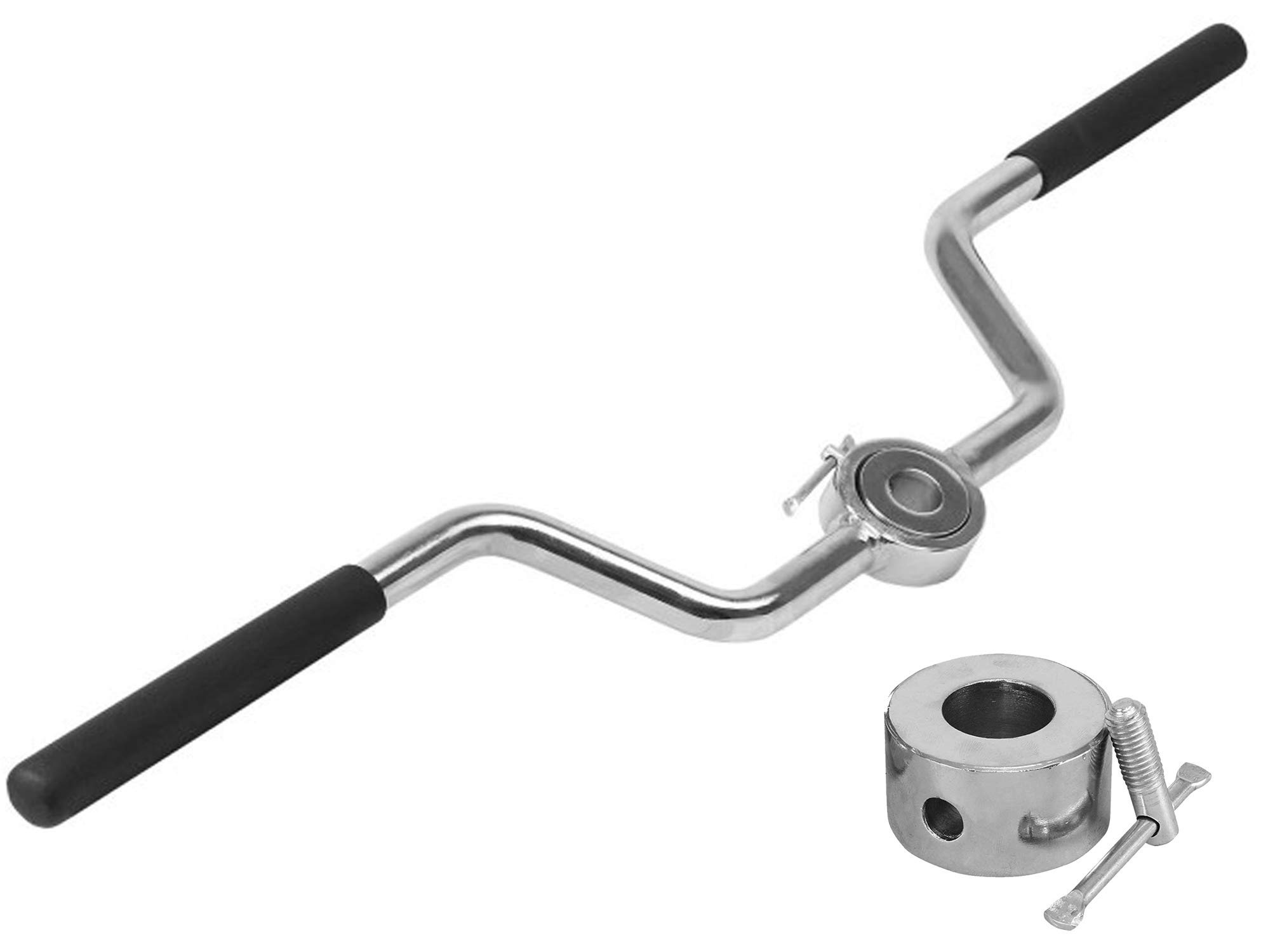 Senshi-Japan Lat Blaster - T Bar Row, Heavy Duty Steel, Durable, Robust Design, Compatible, Multipurpose, Effortless Installation, Easily attached To Olympic Barbell Bar, T-Bar Row Handle Trainer